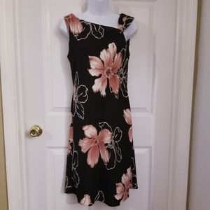 S.L. Fashions Back Floral Sheath Dress